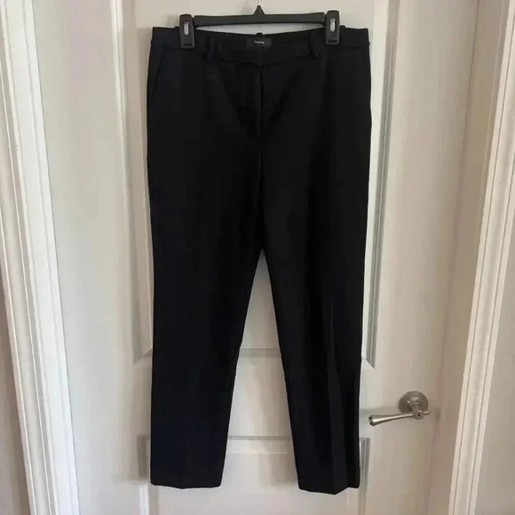 119 NWT Theory Treeca Full Length Pant in Double Knit Jersey Size 8 - Picture 2 of 6